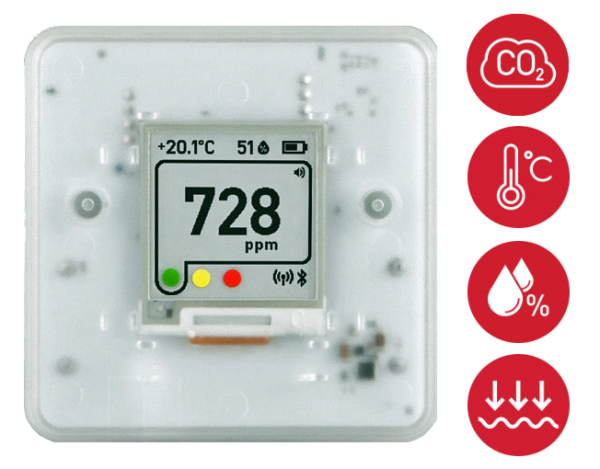 Sensore Aranet 4 controllo CO2 in ambienti chiusi